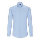 新年礼物 商务正装 机能通勤 男棉混纺修身 衬衫 BOSS博斯