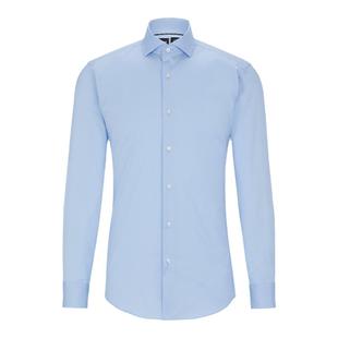 新年礼物 商务正装 机能通勤 男棉混纺修身 衬衫 BOSS博斯