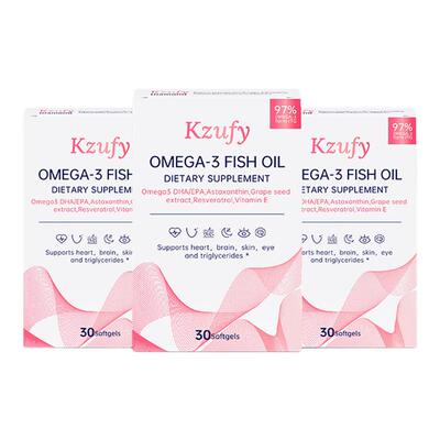 【3盒】纽益宝小粉钻鱼油97%高浓度深海鱼油omega3女生用美容进口