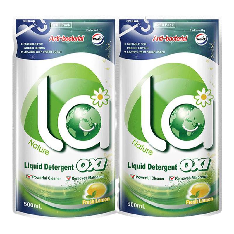 威露士洗衣液LA有氧袋装1L2斤老版松木柠檬除菌除螨留香抗菌