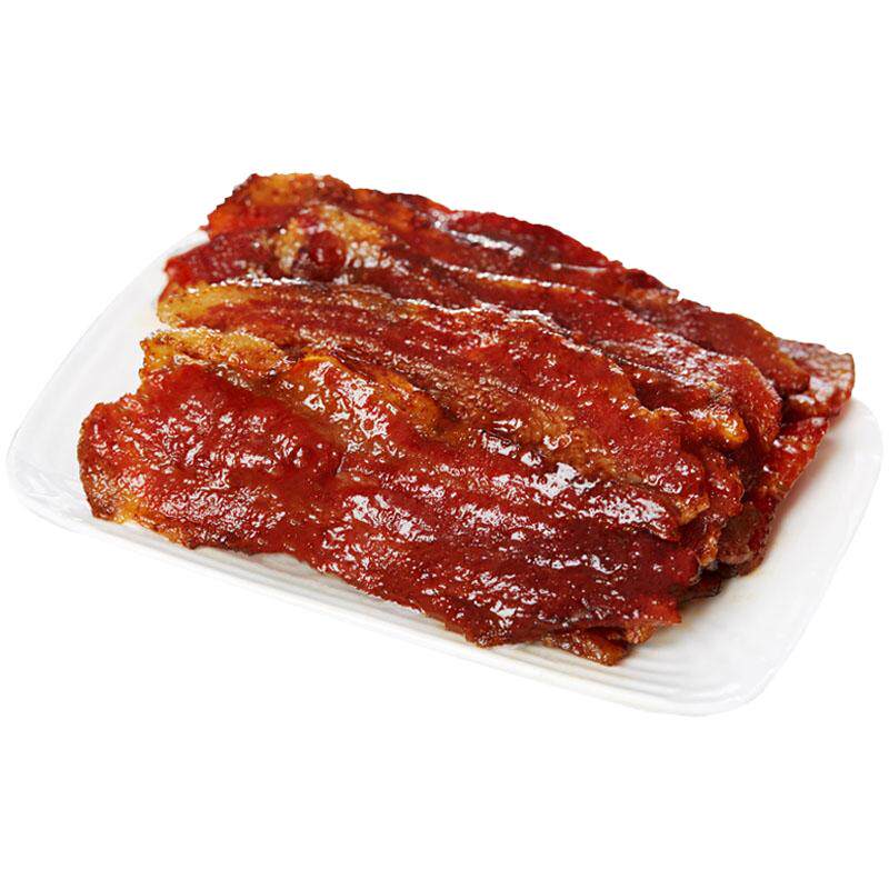 美珍香经典烧烤猪肉200g锁鲜装五花肉培根肉非猪肉铺整盒装猪肉干