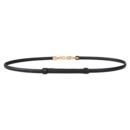 袋鼠皮带女细腰带真皮时尚 饰腰封皮带配连衣裙子收腰女士腰链 装