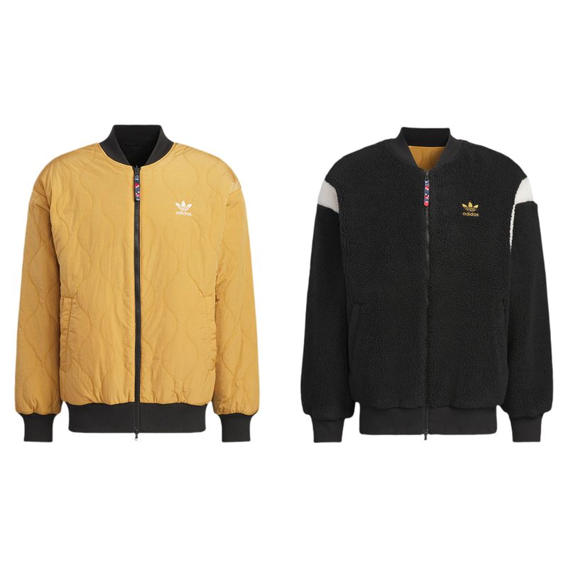 阿迪达斯三叶草仿羊羔绒外套男款25冬款双面穿休闲抓绒夹克IX4215,运动服/休闲服装,运动茄克/外套,淘宝优惠券,粉丝福利购,淘宝优惠卷