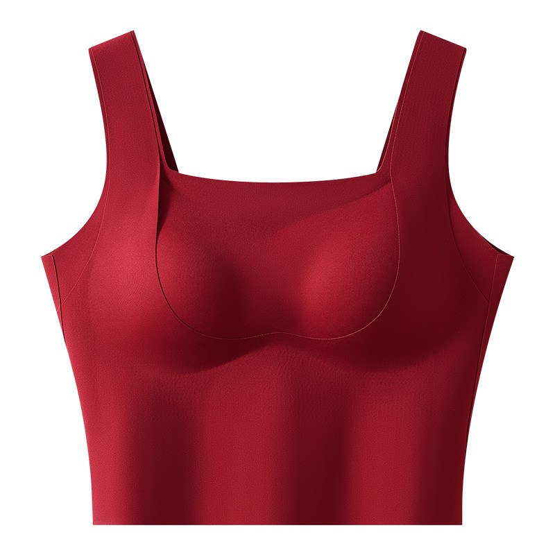 芬腾本命年红色背心内衣套装女保暖2026马年结婚新娘内裤袜子文胸