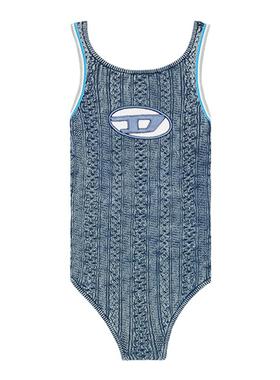 [折扣]DIESEL女士OVAL D LOGO针织连体衣A094450SHAX