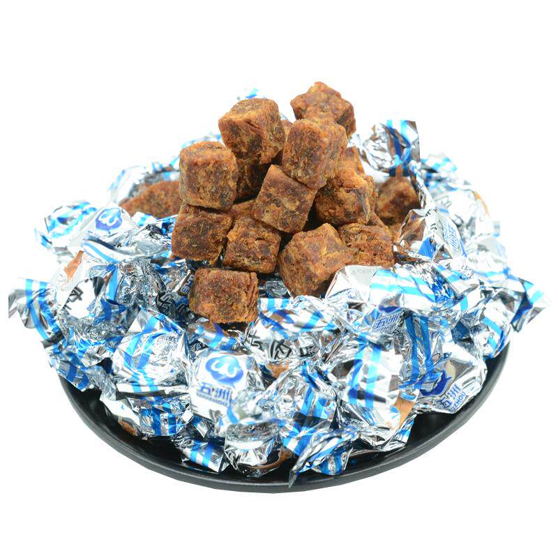 五洲牛肉粒糖果装小包装11g五香麻辣牛肉干办公室休闲追剧小零食