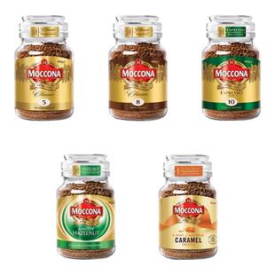 moccona摩可纳咖啡速溶冻干粉深度8号10号200g100g95g官方正品