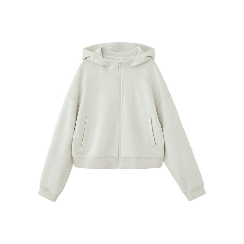 女童运动卫衣外套透气连帽上衣