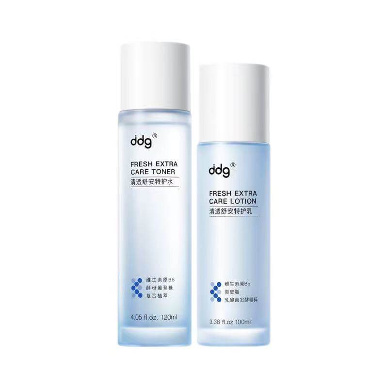 渗透补水！ddg清透舒安特护水乳保湿爽肤水清爽修护不粘腻干敏3.0