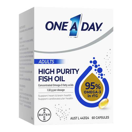 【百亿补贴】拜耳OneADay水晶鱼油95%高纯omega3深海鱼油