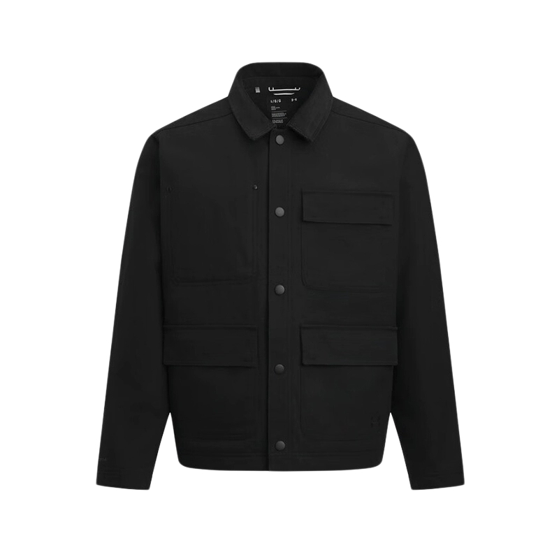 安德玛秋冬男士Expanse Utility运动休闲翻领夹克外套6000882-001