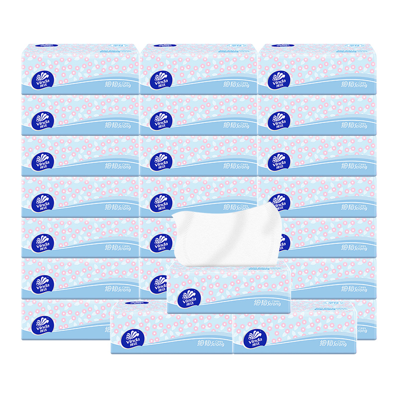维达纸巾纸抽整箱家用实惠装24包