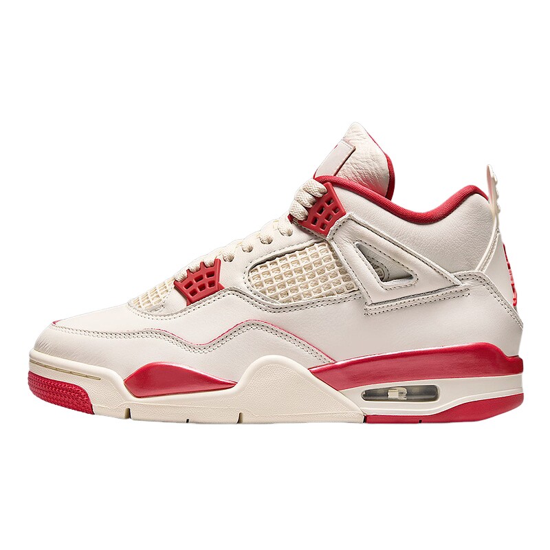 NIKE耐克女鞋新款Air Jordan 4简约复刻缓震篮球运动鞋HV0823-108