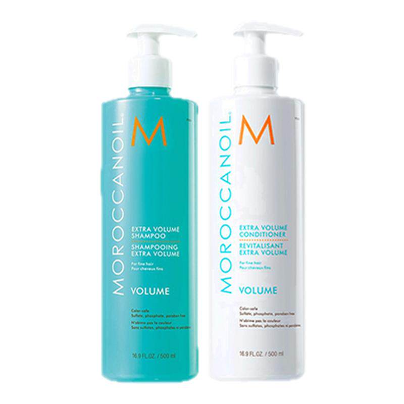 【百补】Moroccanoil/摩洛哥油丰盈洗发水护发素500ml+500ml