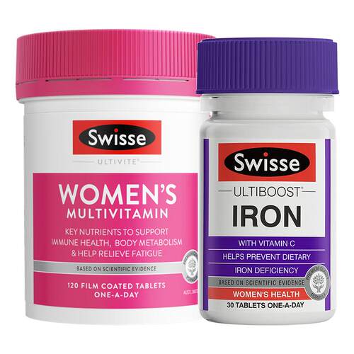 swisse新女士复维+补铁片