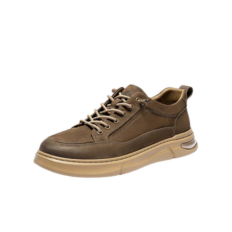 森达工装鞋男2026春季新款商场同款户外厚底休闲工装板鞋K4E03AM6