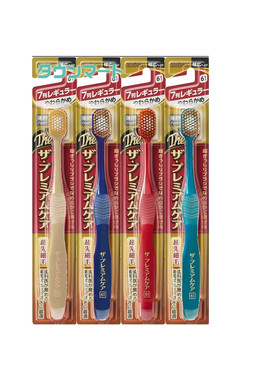 6支装惠百施ebisu牙刷女48孔护龈宽头软毛牙刷情侣家用套装男士