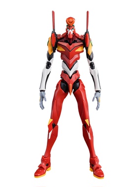 布鲁可传奇版新世纪福音战士EVA2号机模型手办玩具