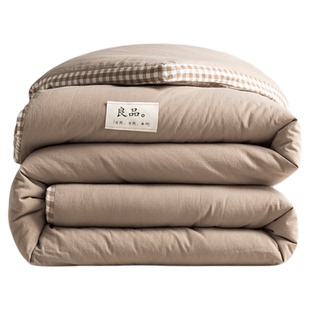 无印良品大豆纤维被子被芯春秋被四季通用单双人棉被夏凉被空调被