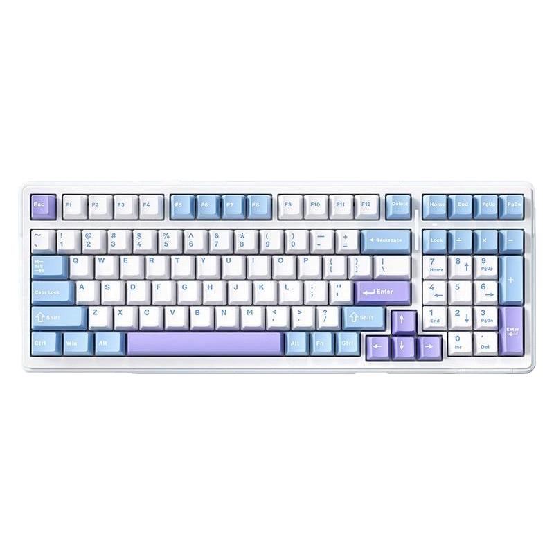 狼蛛F99Pro机械键盘客制化无线三模蓝牙办公游戏侧刻键帽电竞专用