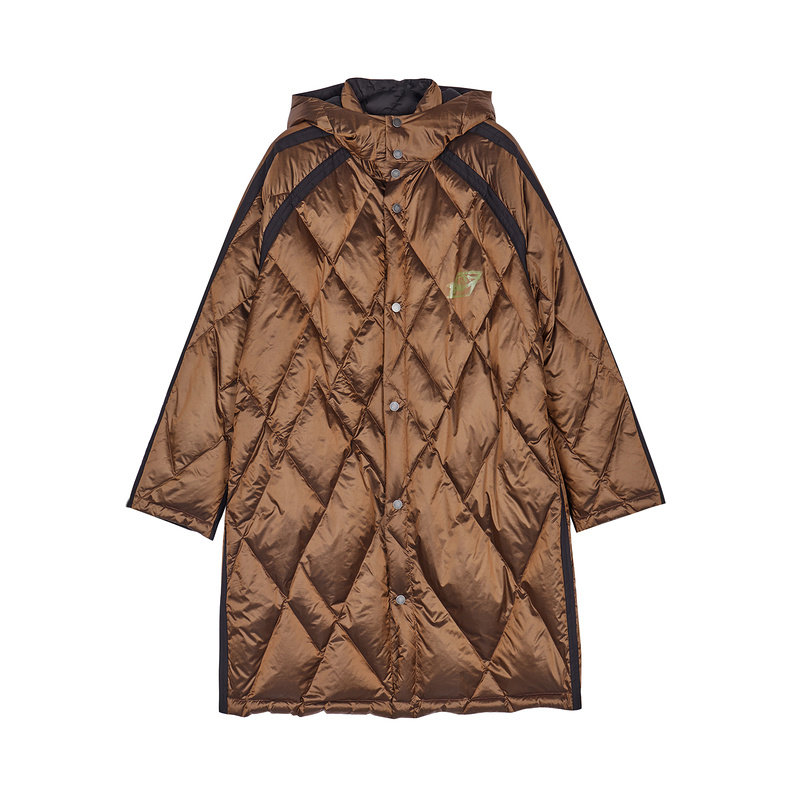 轻薄休闲长款速写奥莱鹅绒服