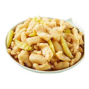 鸡脚筋泡椒盐焗鸡爪筋开袋即食鸡脆骨网红爆款解馋零食小吃旗舰店