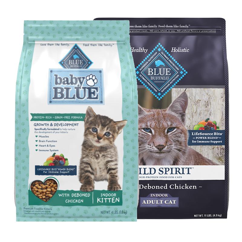 天猫惊喜盒丨【部分临期】蓝挚美国进口全价鸡肉无谷高蛋白猫粮