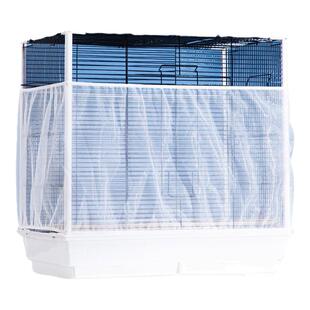 鹦鹉鸟笼防溅洒纱罩鸟笼防撒食鸟笼遮光网罩防飞羽方形鸟笼围挡罩