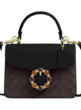 COACH/蔻驰品牌印花女士时尚百搭单肩斜挎手提包CCE22