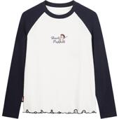 女童T恤衫 春秋新品 中大童甜美T恤儿童宝宝长袖 暇步士童装 打底衫