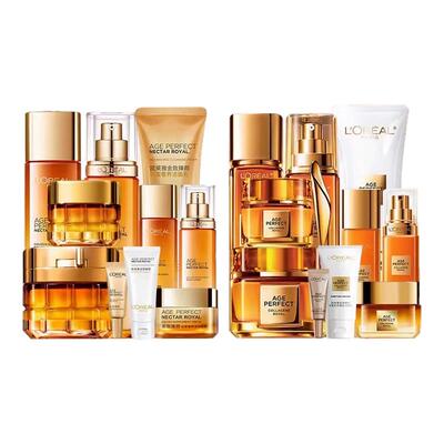 欧莱雅小蜜罐花蜜水乳护肤品套装