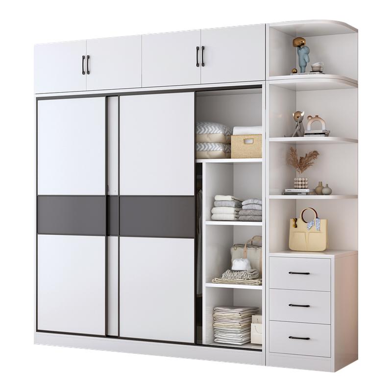 家用卧室衣柜纯实木生态板