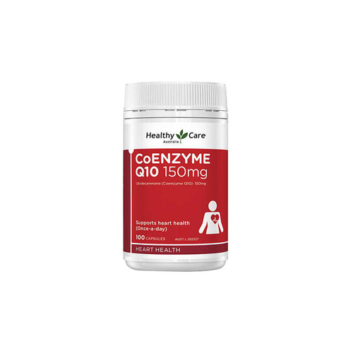 HealthyCare辅酶150mg软胶囊Q10促进血保护心脏男女熬夜加班100粒