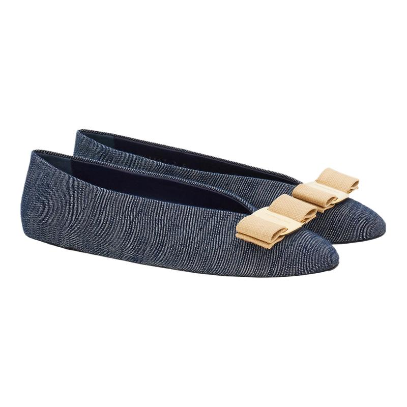 【限时优惠】FERRAGAMO菲拉格慕女Vara蝴蝶结芭蕾舞平底鞋