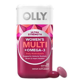 Olly women's multivitamin women vitamin fish oil omega3 women multidimensional soft capsule biotin ຜະລິດຕະພັນດູແລສຸຂະພາບ