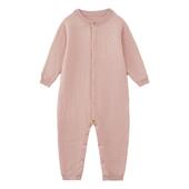 厚款 ArborTree 有机棉羊绒前开婴幼儿宝宝针织连体衣 婴儿爬服