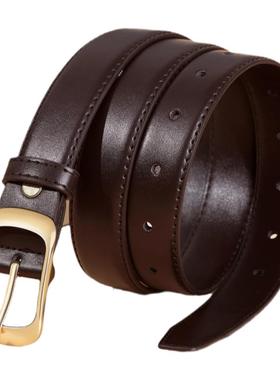 卡帝乐鳄鱼针扣皮带女士时尚腰带简约百搭韩版潮流裤带正品