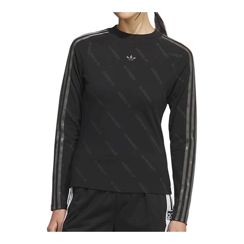 adidas阿迪达斯三叶草女子运动休闲长袖T恤KS6109