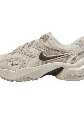 NIKE耐克女鞋26春新款AL8复古翻毛皮老爹鞋网眼跑步鞋IB3952-101