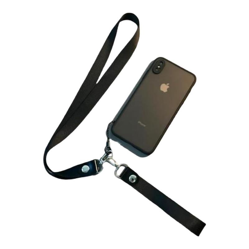 适用苹果17promax手机壳新款iphone16保护套15腕带全包防摔14简约13透明xs/xr磨砂12斜跨挂绳8plus个性情侣女