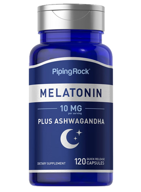 B朴诺 褪黑素10mg睡眠片退黑素 南非醉茄 安瓶助眠神器促进睡眠糖