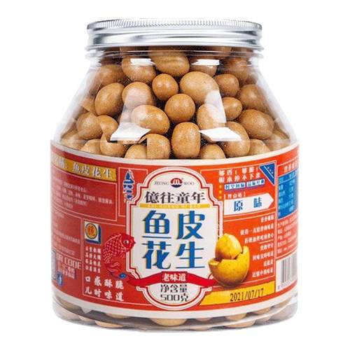 正友酥脆鱼皮花生大包装500克