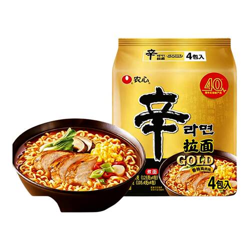 韩国农心辛拉面香辣鸡肉味袋装
