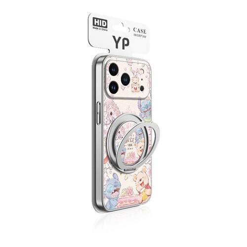 适用苹果15手机壳iphone17ProMax/苹果16/14新款13磁吸支架硅胶软11/12女款16plus卡通小羊皮air可爱萌宠乐园
