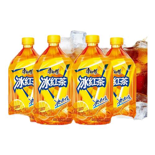 【百亿批发】康师傅冰红茶500ml*15瓶整箱大瓶柠檬味茶饮料冰红茶