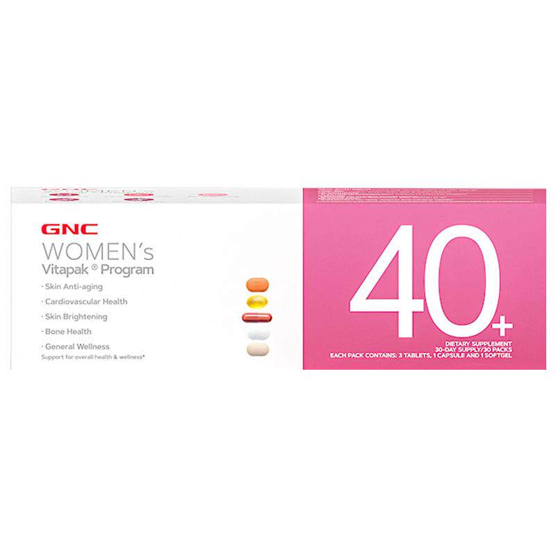 gnc时光包每日营养包女性综合复合维生素矿物质补钙鱼油40+临期