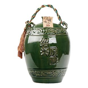绍兴产黄酒 十五年陈绍兴原酿花雕酒1.5L3斤陶坛半甜糯米加饭老酒