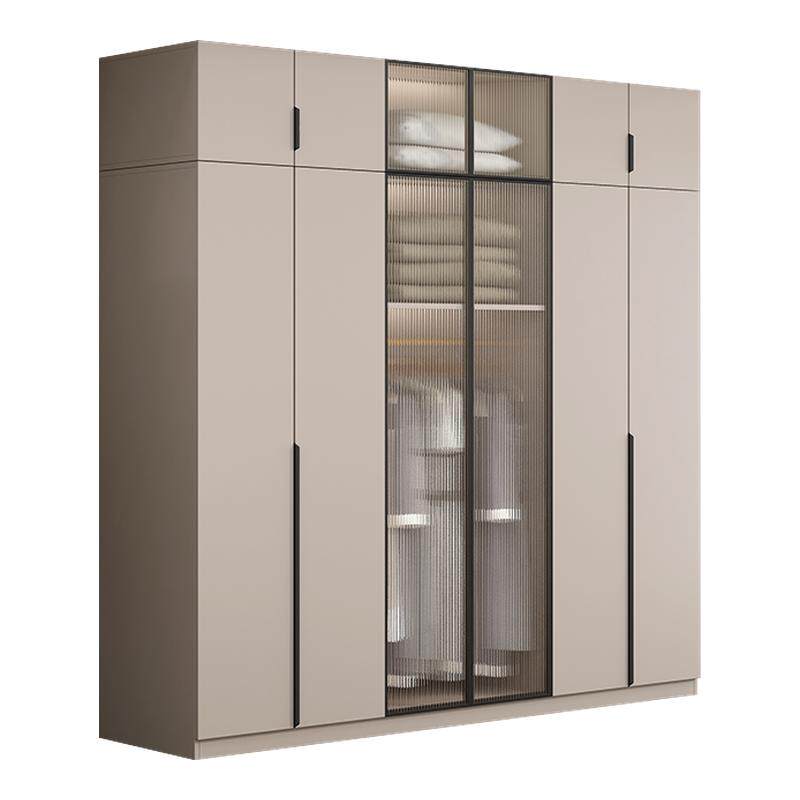 衣柜家用卧室实木生态板储物柜出租房用小户型收纳柜对开门大衣橱