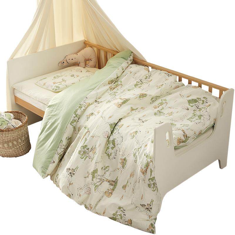 KUB可优比幼儿园被子三件套儿童被褥六件套纯棉午睡床品托班宝宝