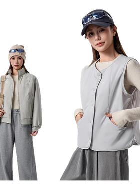 蕉下飞行员夹克气绒服女CL98024 保暖似羽绒夹棉棉服